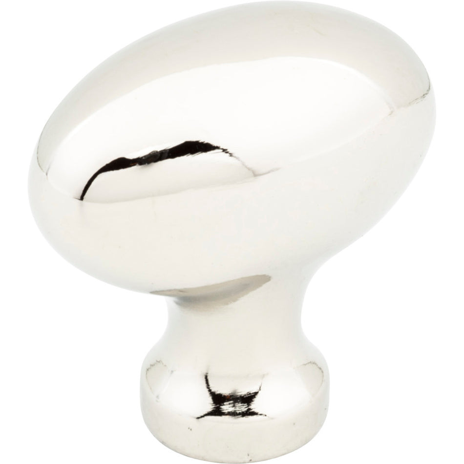 Jeffrey Alexander 3991NI: 1-9/16" Lyon Egg Cabinet Knob - Polished Nickel