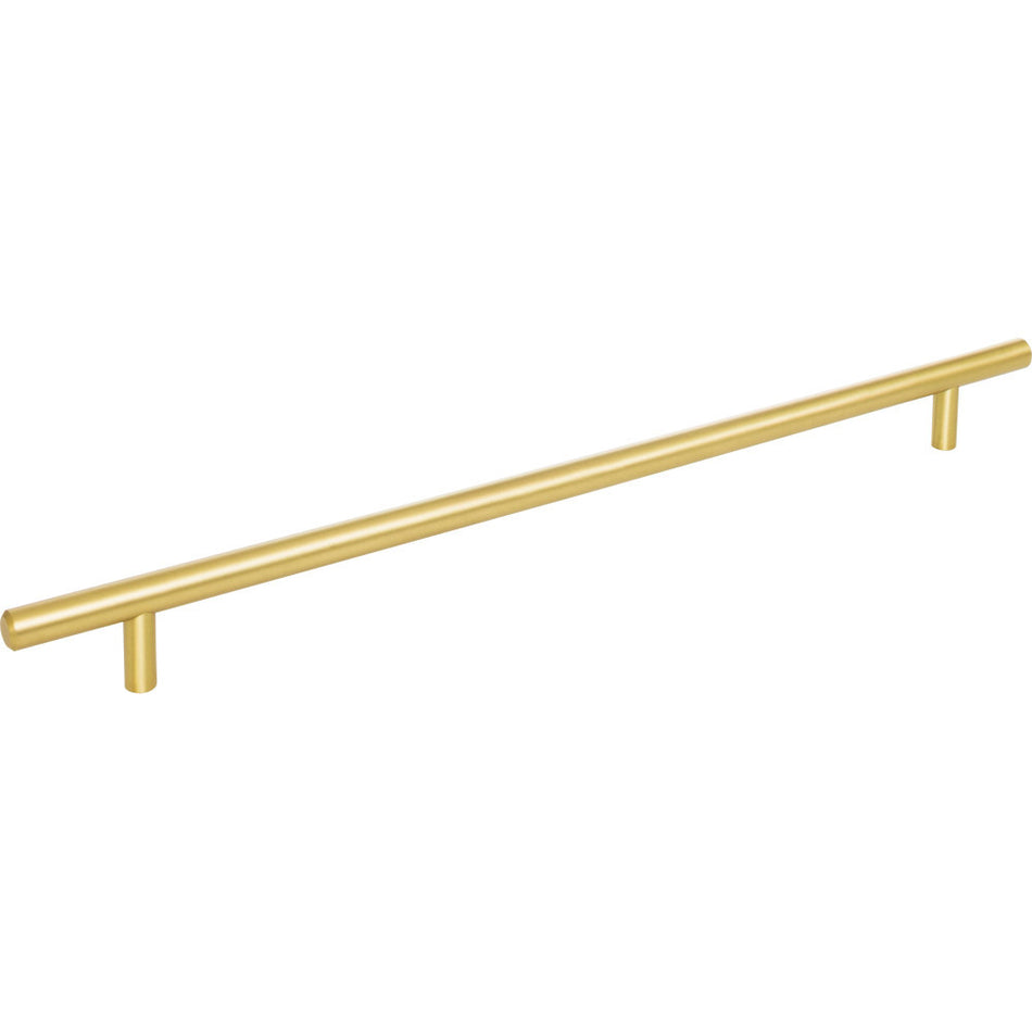 Elements 399BG: 319 mm cc Naples Round Bar Cabinet Pull - Brushed Gold