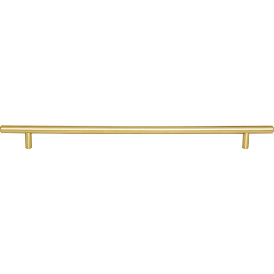 Elements 399BG: 319 mm cc Naples Round Bar Cabinet Pull - Brushed Gold