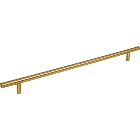 Elements 399SBZ: 319 mm cc Naples Round Bar Cabinet Pull - Satin Bronze