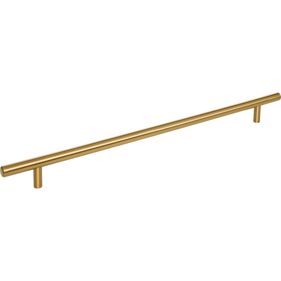 Elements 399SBZ: 319 mm cc Naples Round Bar Cabinet Pull - Satin Bronze
