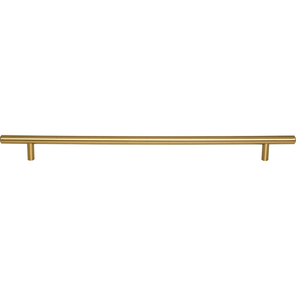 Elements 399SBZ: 319 mm cc Naples Round Bar Cabinet Pull - Satin Bronze