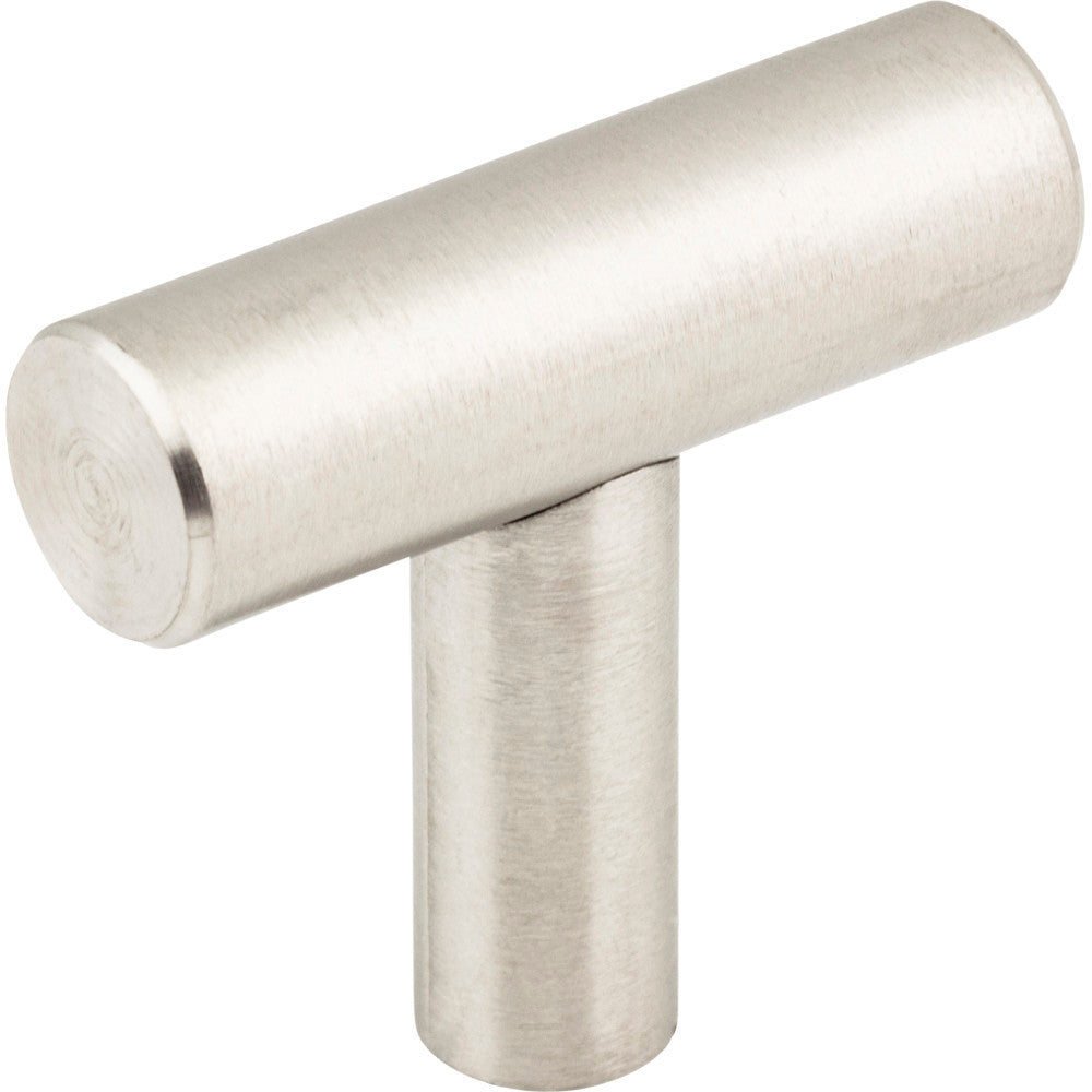 Elements 39SS: 1-9/16" Naples T-Bar Cabinet Knob - Stainless Steel