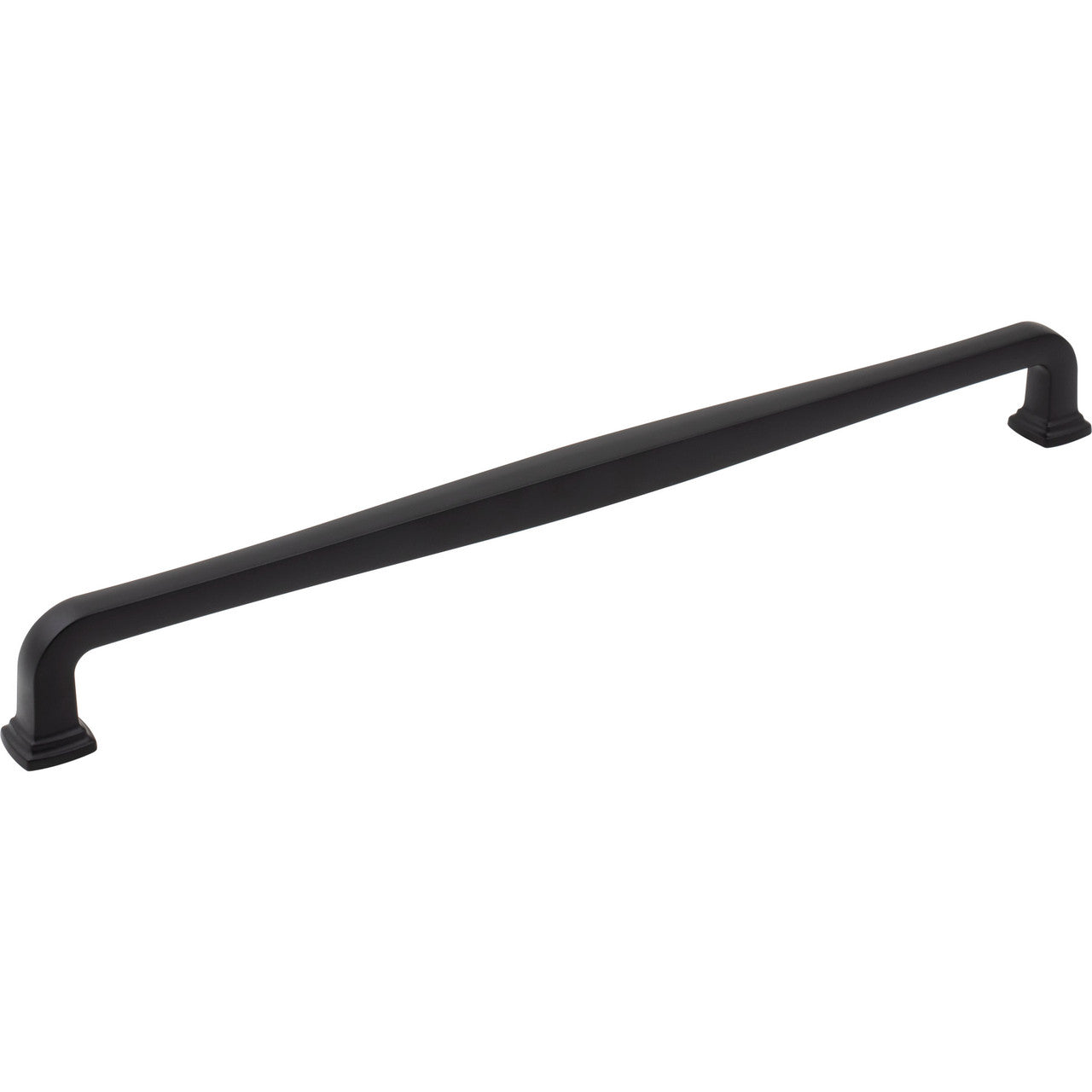 Jeffrey Alexander 782-305MB: 305mm cc Fontana Bar Cabinet Pull - Matte Black