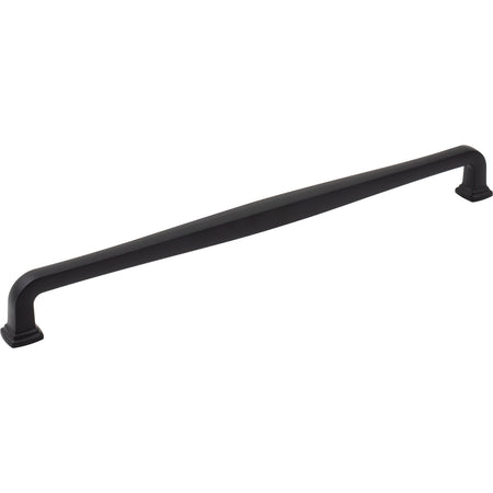 Jeffrey Alexander 782-305MB: 305mm cc Fontana Bar Cabinet Pull - Matte Black
