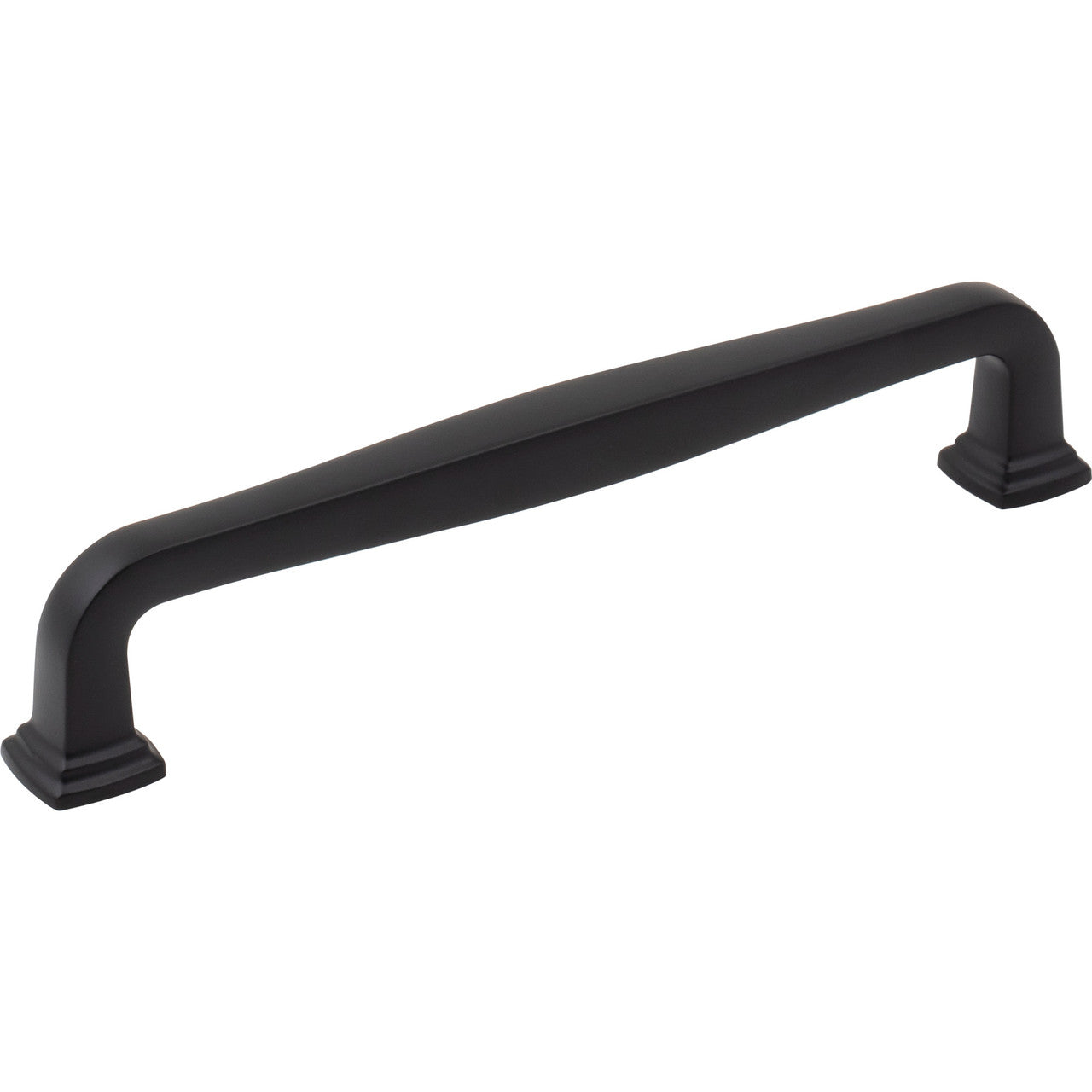Jeffrey Alexander 782-160MB: 160mm cc Fontana Bar Cabinet Pull - Matte Black