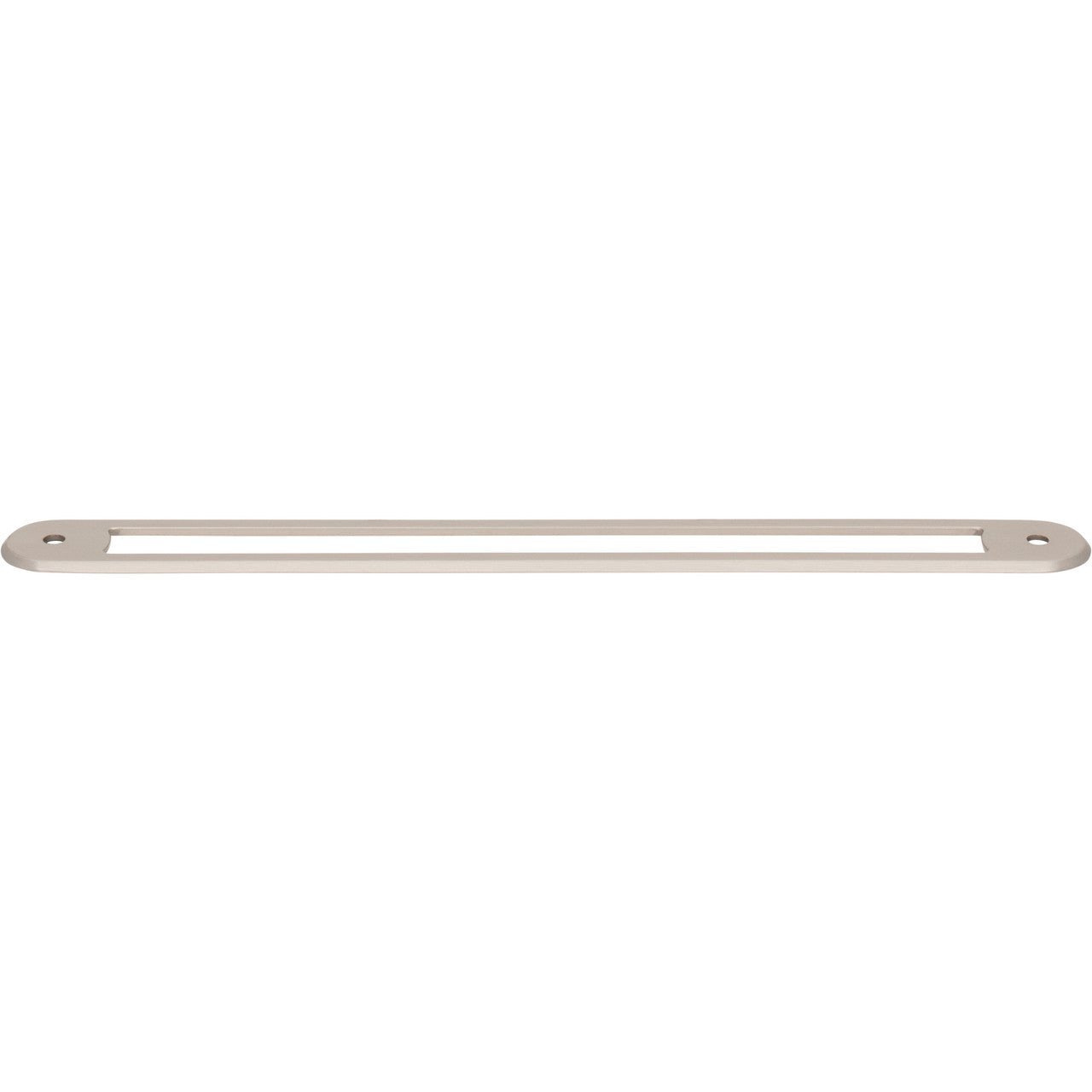 Top Knobs TK3356BSN: 8-13/16" Brockwell Oval Backplate - Brushed Satin Nickel