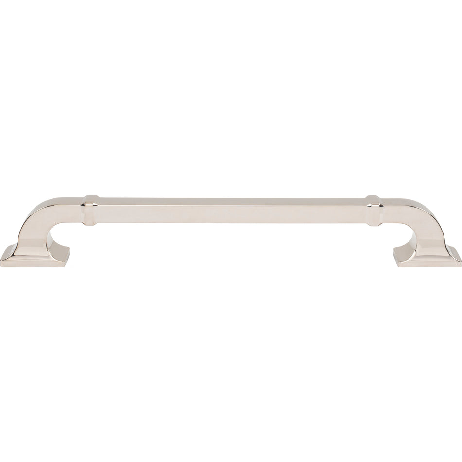 Top Knobs TK3317PN: 12" cc Califon Appliance Pull - Polished Nickel