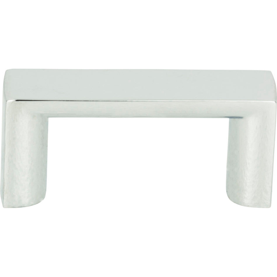 Atlas 400-CH: 1-7/16" cc Tableau Squared Handle - Polished Chrome