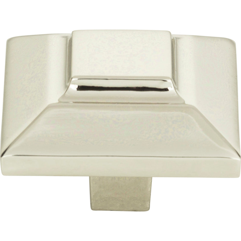 Atlas 4002-PN: 1-1/2" Trocadero Square Cabinet Knob - Polished Nickel