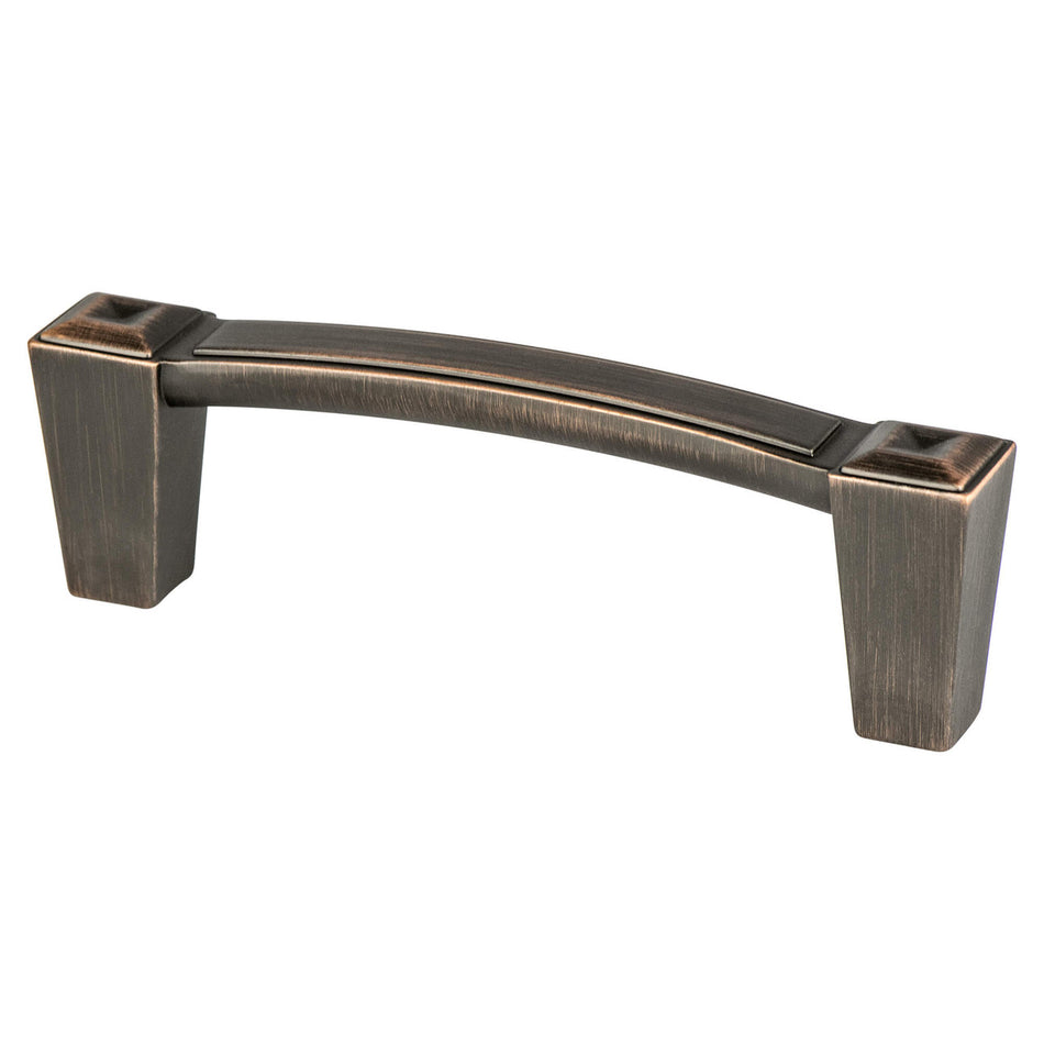 Berenson 4003-10VB: 3" cc Connections Cabinet Pull - Verona Bronze