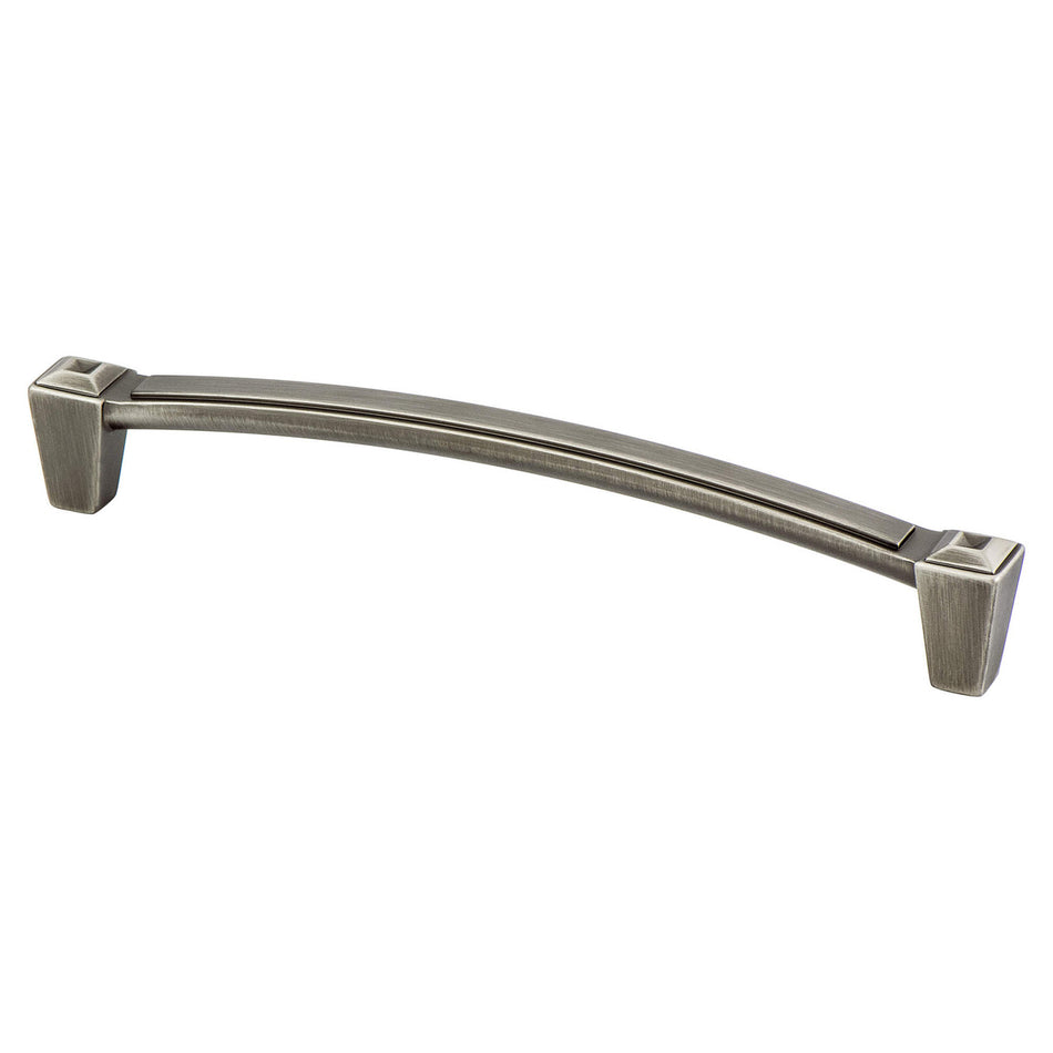 Berenson 4004-1VTN: 160mm cc Connections Cabinet Pull - Vintage Nickel