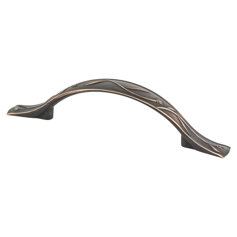 Berenson 4014-10VB: 128mm cc Art Nouveau Cabinet Pull - Verona Bronze