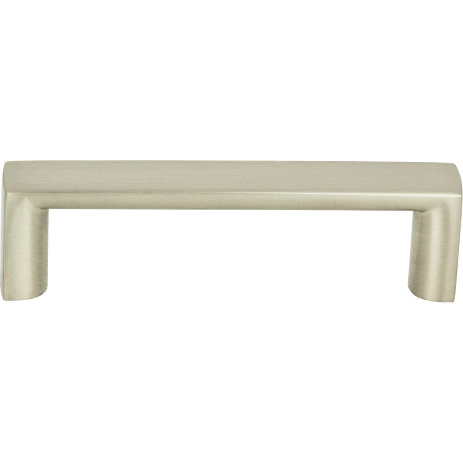 Atlas 402-BN: 2-1/2" cc Tableau Squared Handle - Brushed Nickel
