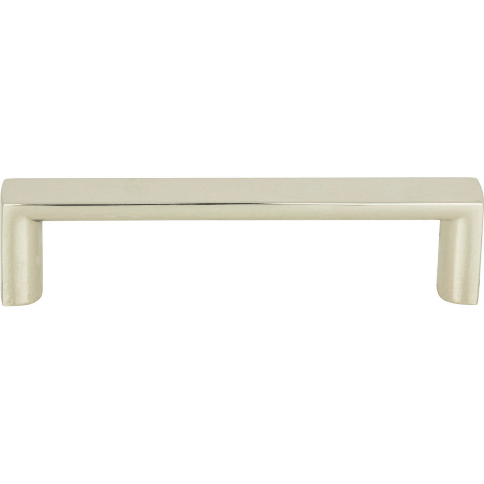 Atlas 403-PN: 3" cc Tableau Squared Handle - Polished Nickel