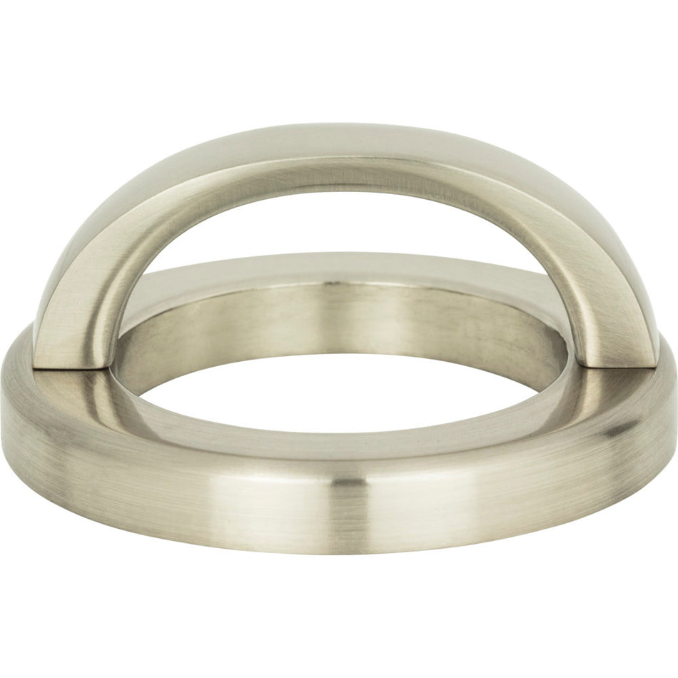 Atlas 405-BN: 2" Tableau Round Base & Top Cabinet Pull - Brushed Nickel