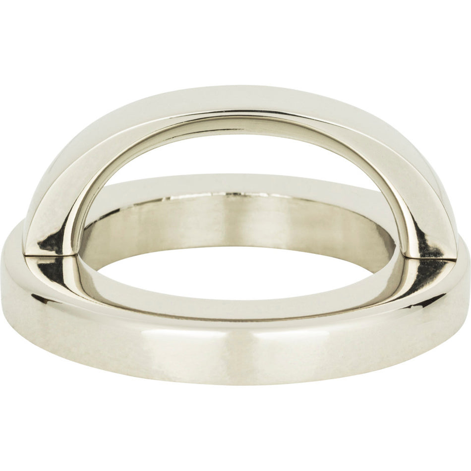 Atlas 405-PN: 2" Tableau Round Base & Top Cabinet Pull - Polished Nickel
