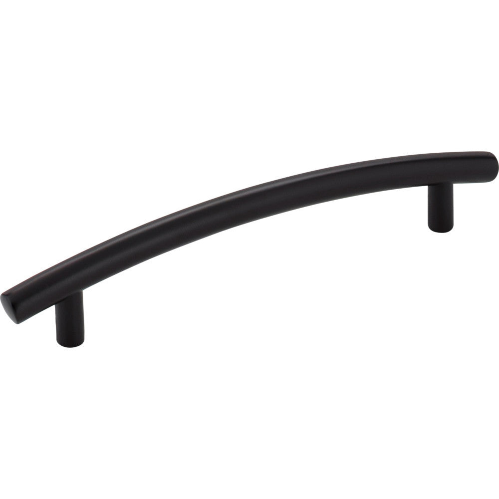 Elements 406-128BLK: 128 mm cc Belfast Arch Bar Cabinet Pull - Black