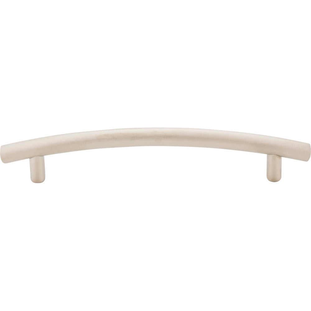 Elements 406-128DN: 128 mm cc Belfast Arch Bar Cabinet Pull - Dull Nickel