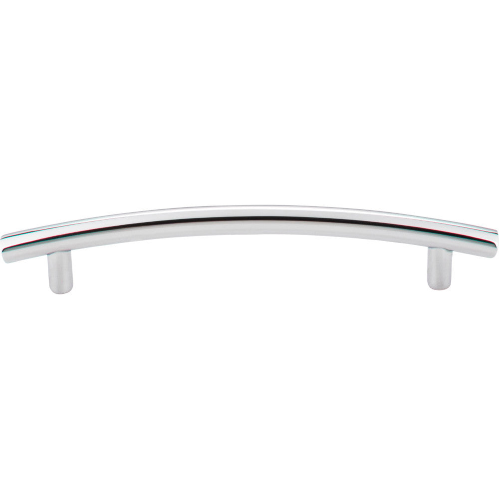 Elements 406-128PC: 128 mm cc Belfast Arch Bar Cabinet Pull - Polished Chrome