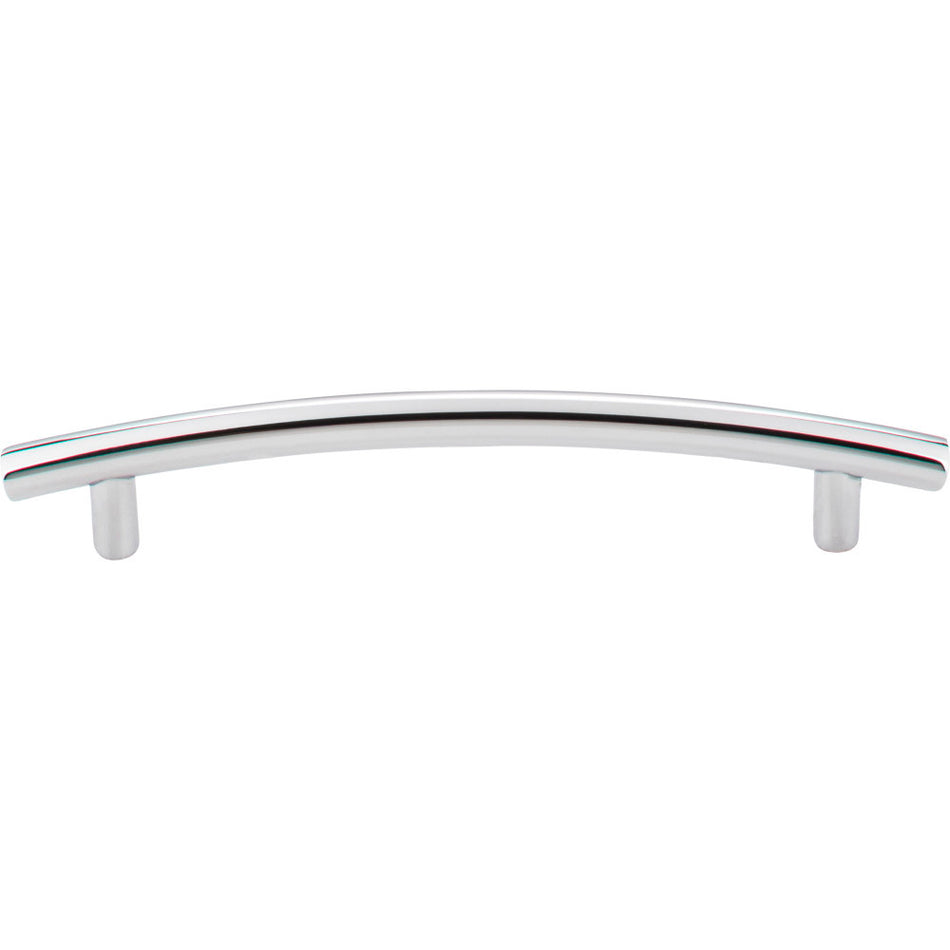 Elements 406-128PC: 128 mm cc Belfast Arch Bar Cabinet Pull - Polished Chrome