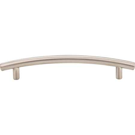Elements 406-128SN: 128 mm cc Belfast Arch Bar Cabinet Pull - Satin Nickel