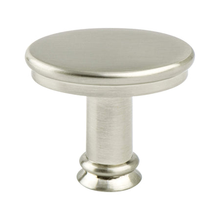 Berenson 4061-1BPN: 1-7/16" Dierdra Cabinet Knob - Brushed Nickel