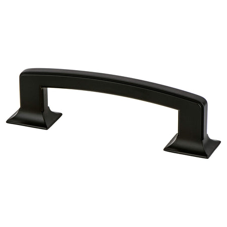 Berenson 4074-1055: 96mm cc Hearthstone Cabinet Pull - Matte Black