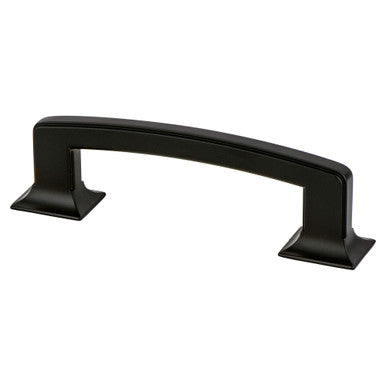 Berenson 4074-1055: 96mm cc Hearthstone Cabinet Pull - Matte Black