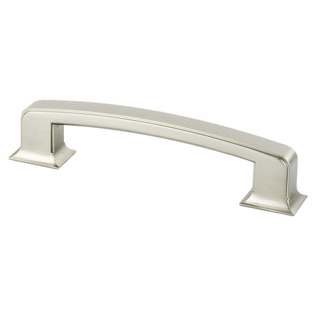 Berenson 4076-1BPN: 6" cc Hearthstone Cabinet Pull - Brushed Nickel