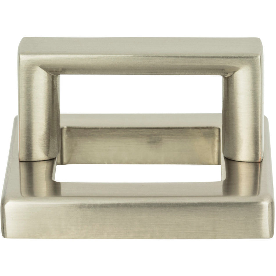Atlas 408-BN: 1-7/8" Tableau Square Base & Top Cabinet Pull - Brushed Nickel