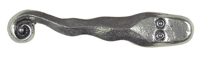 Hawk Hill 408VG: 4-1/8" cc Gator Cabinet Pull - Verde
