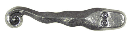Hawk Hill 408AP: 4-1/8" cc Gator Cabinet Pull - Polished Pewter