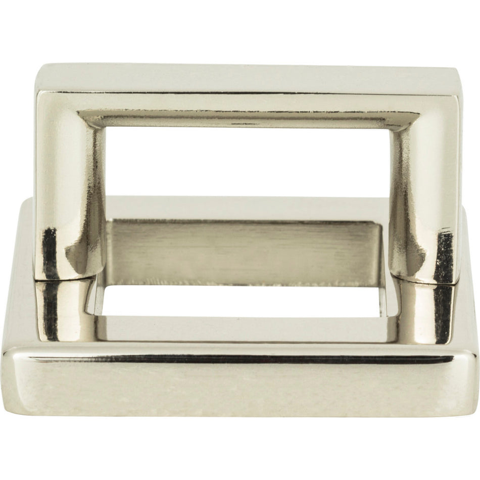 Atlas 408-PN: 1-7/8" Tableau Square Base & Top Cabinet Pull - Polished Nickel