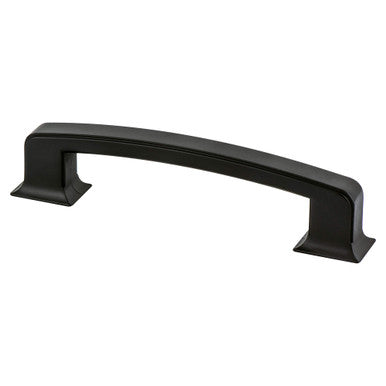 Berenson 4080-1055: 6" cc Hearthstone Cabinet Pull - Matte Black