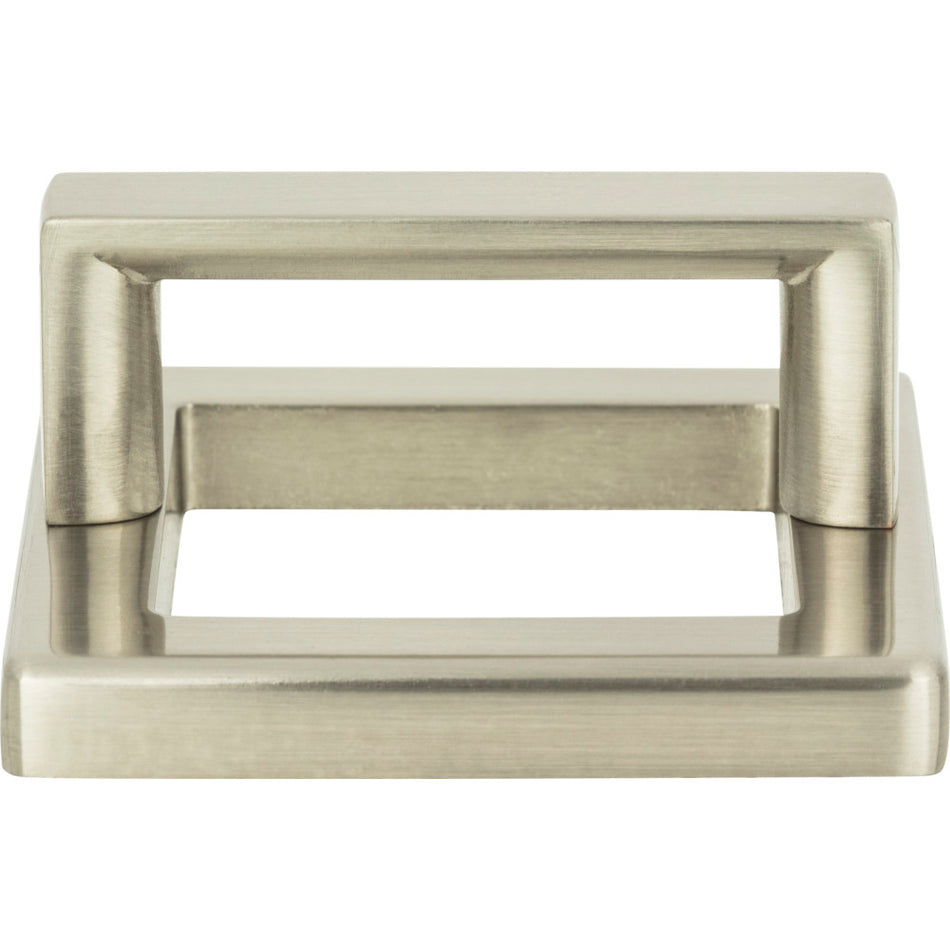 Atlas 409-BN: 2" Tableau Square Base & Top Cabinet Pull - Brushed Nickel