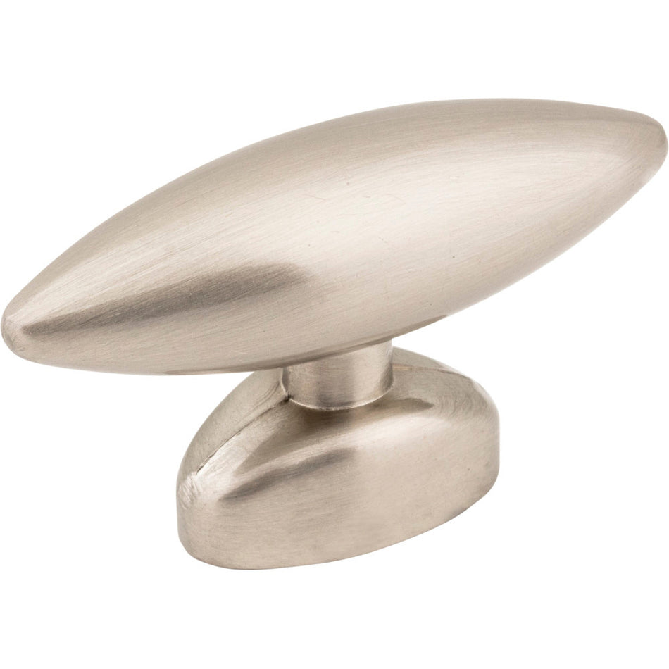 Elements 409222SN:  Verona Oval Cabinet Knob - Satin Nickel