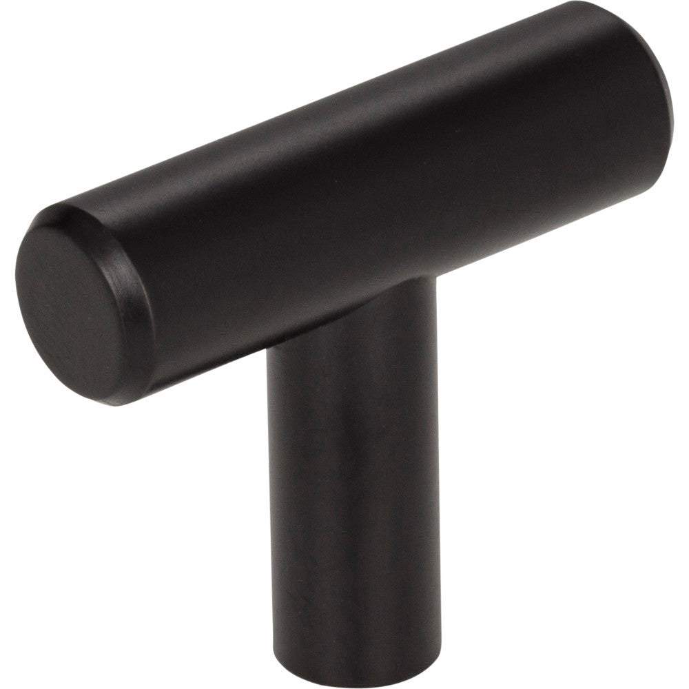 Elements 40MB: 1-9/16" Naples T-Bar Cabinet Knob - Matte Black