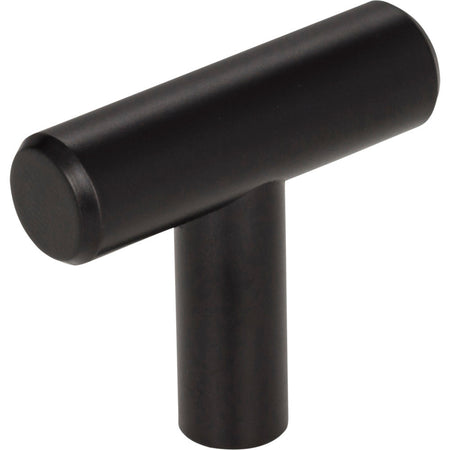 Elements 40MB: 1-9/16" Naples T-Bar Cabinet Knob - Matte Black