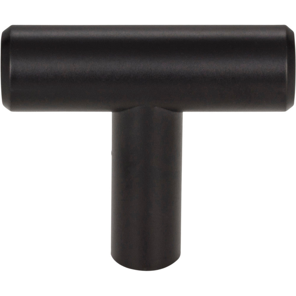 Elements 40MB: 1-9/16" Naples T-Bar Cabinet Knob - Matte Black