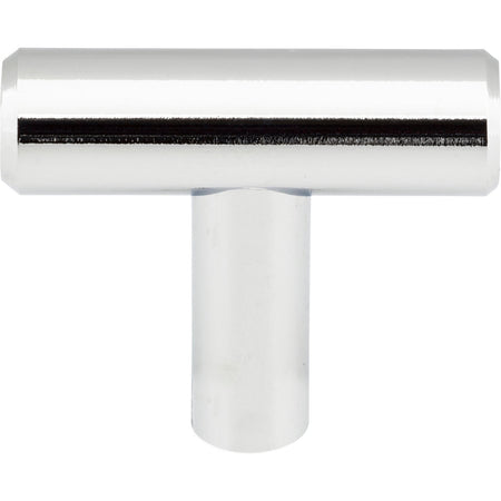 Elements 40PC: 1-9/16" Naples T-Bar Cabinet Knob - Polished Chrome