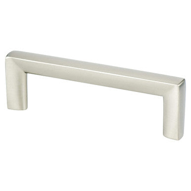 Berenson 4108-1BPN: 96mm cc Metro Cabinet Pull - Brushed Nickel