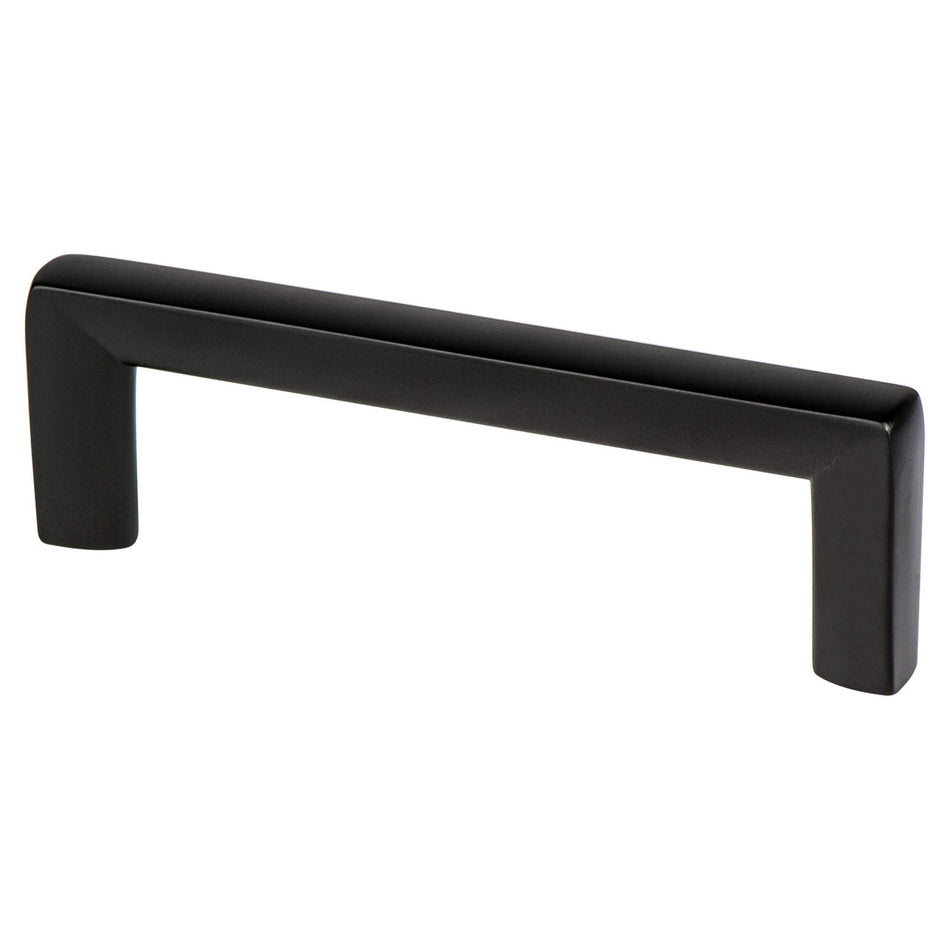 Berenson 4111-1055: 96mm cc Metro Cabinet Pull - Matte Black