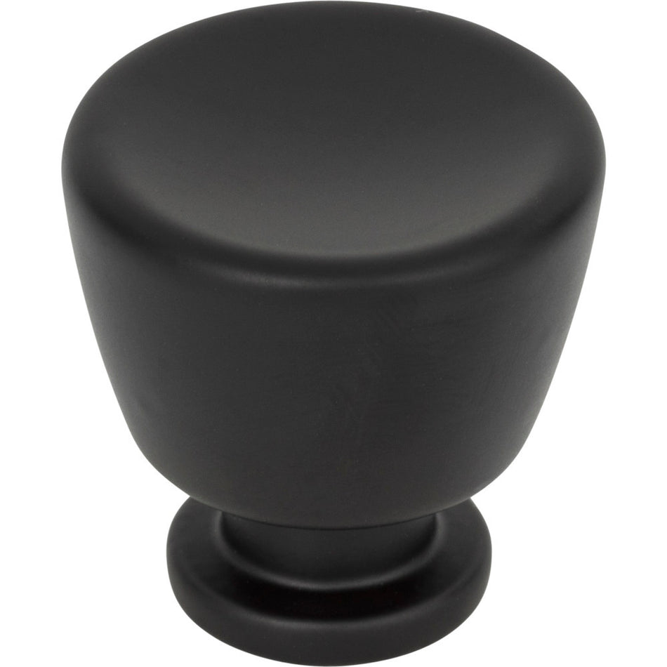Atlas 412-BL: 1-1/8" Conga Cabinet Knob - Matte Black