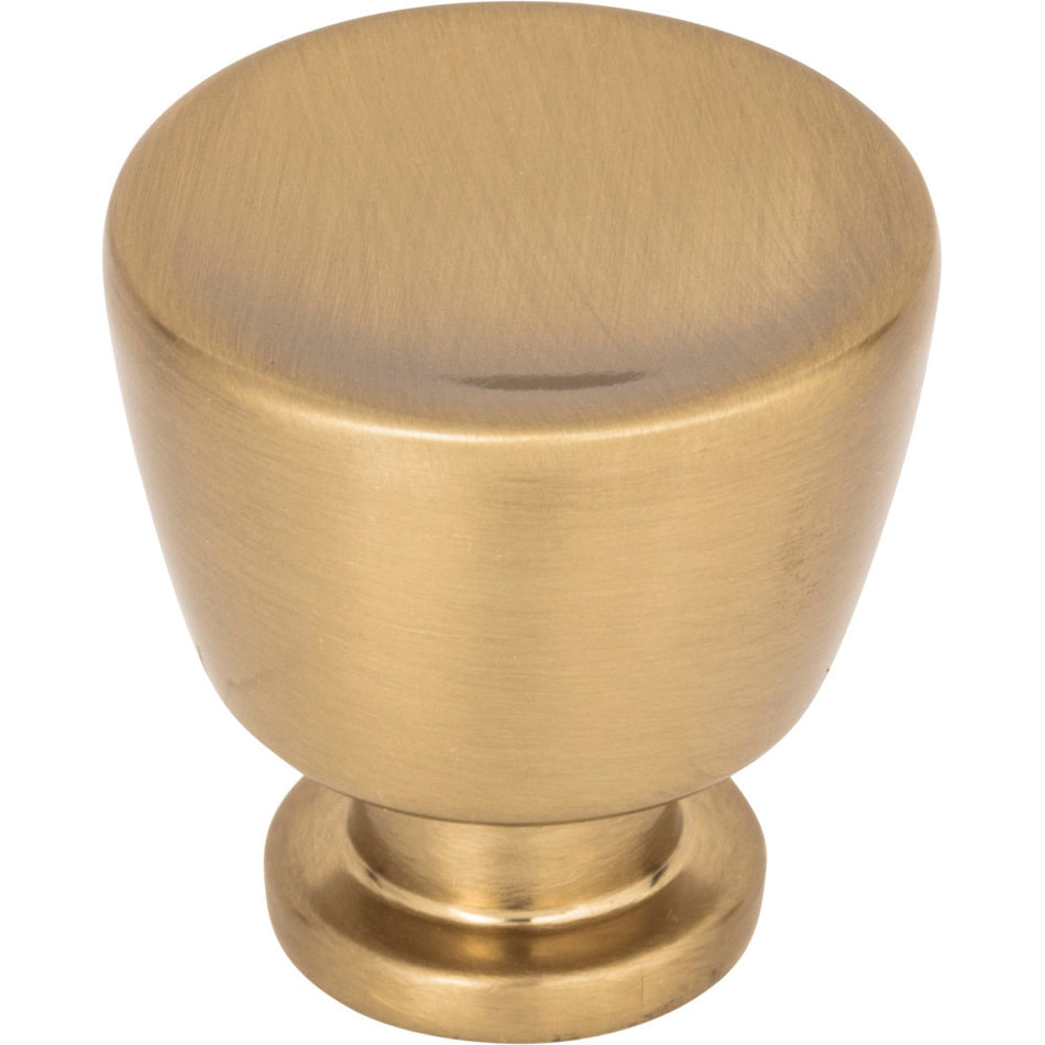 Atlas 412-WB: 1-1/8" Conga Cabinet Knob - Warm Brass