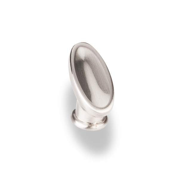 Elements 412461: 1-1/16" Capri Oval Cabinet Knob - Satin Nickel
