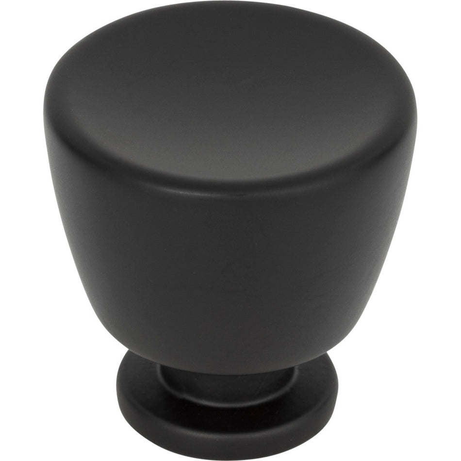Atlas 413-BL: 1-1/4" Conga Cabinet Knob - Matte Black
