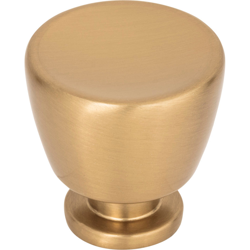 Atlas 413-WB: 1-1/4" Conga Cabinet Knob - Warm Brass