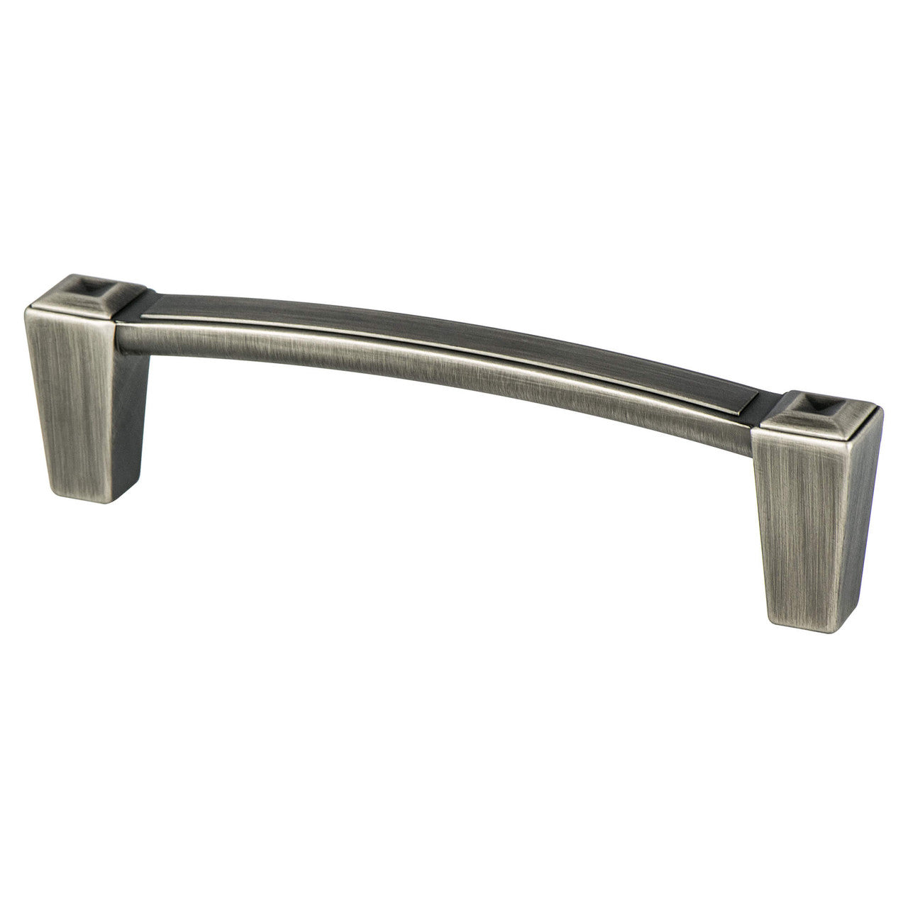 Berenson 4130-1VTN: 96mm cc Connections Cabinet Pull - Vintage Nickel
