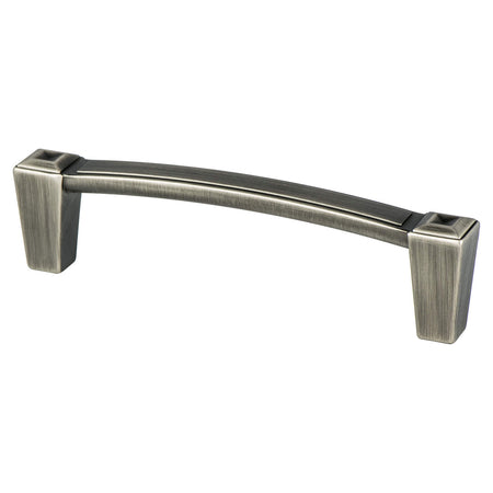 Berenson 4130-1VTN: 96mm cc Connections Cabinet Pull - Vintage Nickel